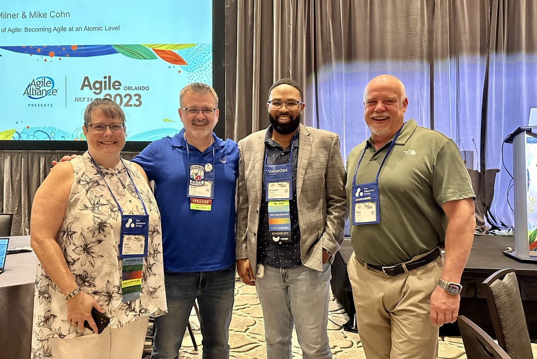 Brandon Smith at an Agile conference
